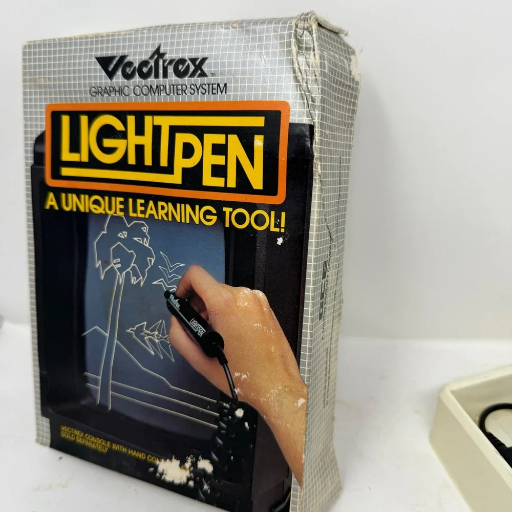 Vintage Vectrex Lightpen GCE ArtMaster Cartridge